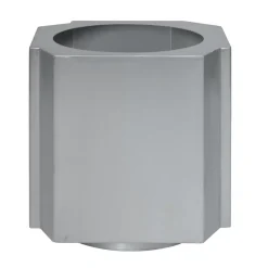 Maceta Funki L 52 cm, Brushed Aluminium