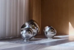 Maceta Globe Ø30 cm, Plata