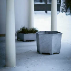 Maceta Hexagon, Negro, no. 1