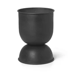 Maceta Hourglass extra small Ø21 cm, negro-gris oscuro