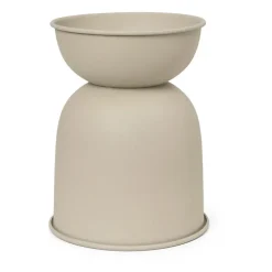 Maceta Hourglass extra small Ø21 cm, Cashmere