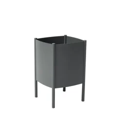 Maceta Konvex Pot, Gris, pequeña Ø23 cm