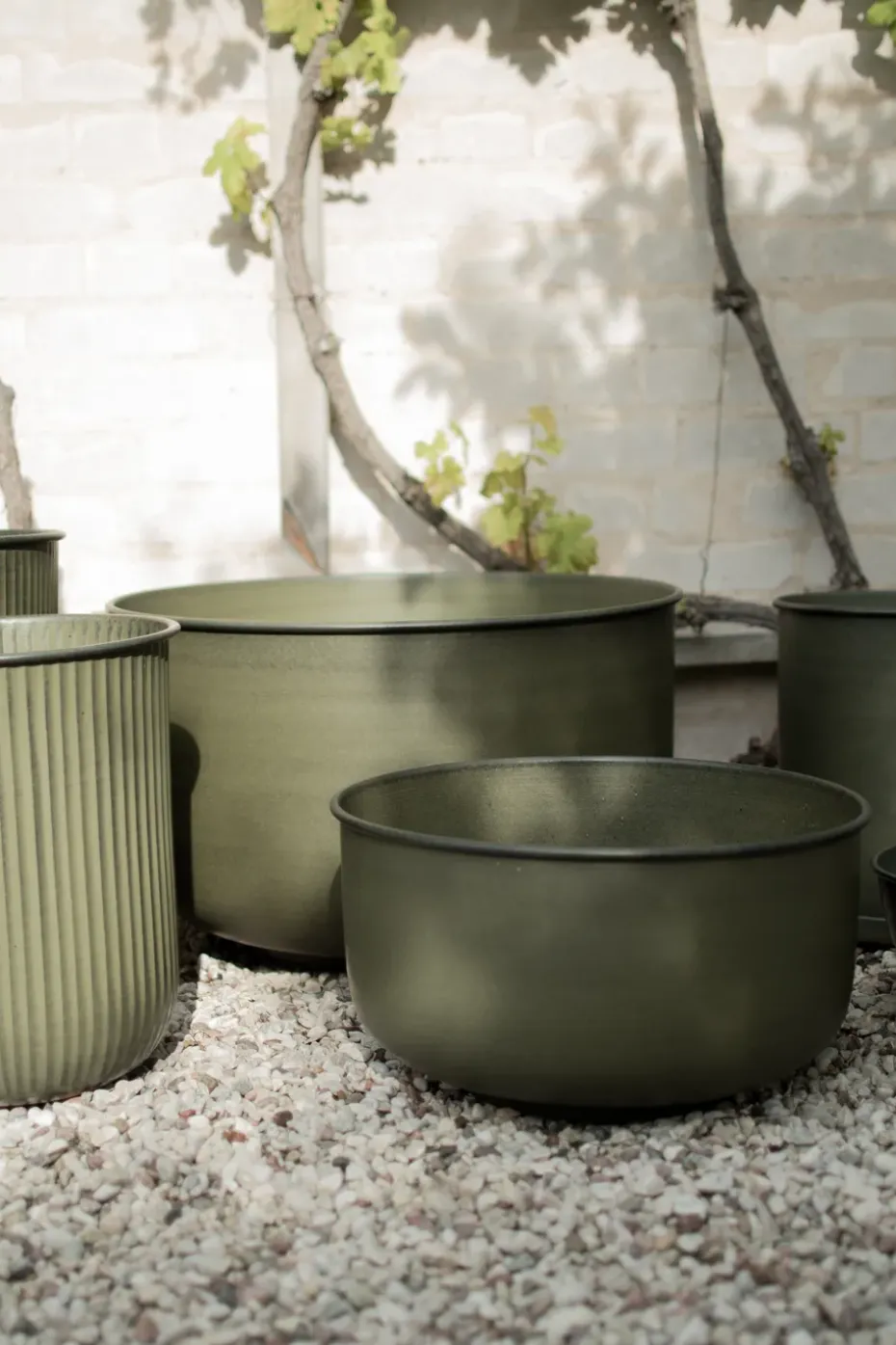 Maceta Out wide, 2 piezas, Green