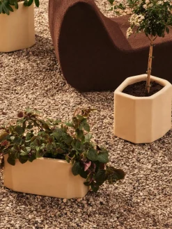 Maceta Staffa, Ivory, 35×33×36 cm