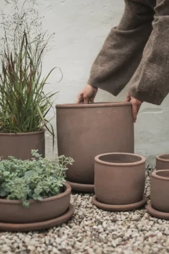 Maceta Terra, Brown, Ø33 × 36 cm