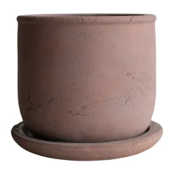 Maceta Terra, Brown, Ø18×18 cm