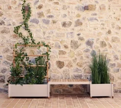 Macetero Sticks 57x103 cm, Sand