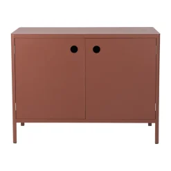 Módulo base de cocina exterior Kelia, Zin red, 121x91x64 cm