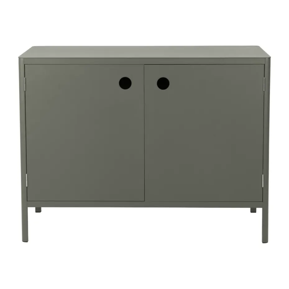 Módulo base de cocina exterior Kelia, Nordic green, 121x91x64 cm