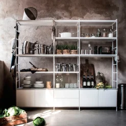 Módulo de cajón Molto 840, Blanco, incl. marco de metal blanco