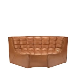 Módulo de esquina N701 redondeado 90°, Cuero old saddle