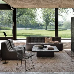 Módulo de esquina N701 redondeado 90°, Cuero old saddle