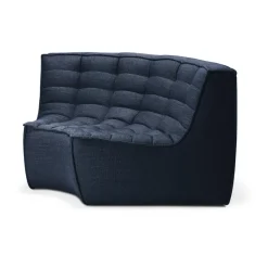 Módulo de esquina N701 redondeado 90°, Graphite Eco