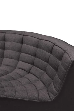 Módulo de esquina N701 redondeado 90°, Tela dark grey