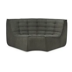 Módulo de esquina N701 redondeado 90°, Tela Moss Eco