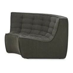 Módulo de esquina N701 redondeado 90°, Tela Moss Eco