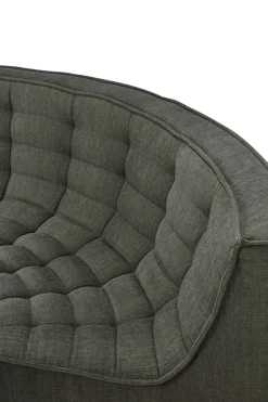 Módulo de esquina N701 redondeado 90°, Tela Moss Eco