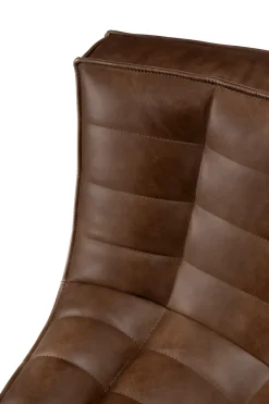 Módulo de esquina N701, redondeado 45°, Cuero Chestnut