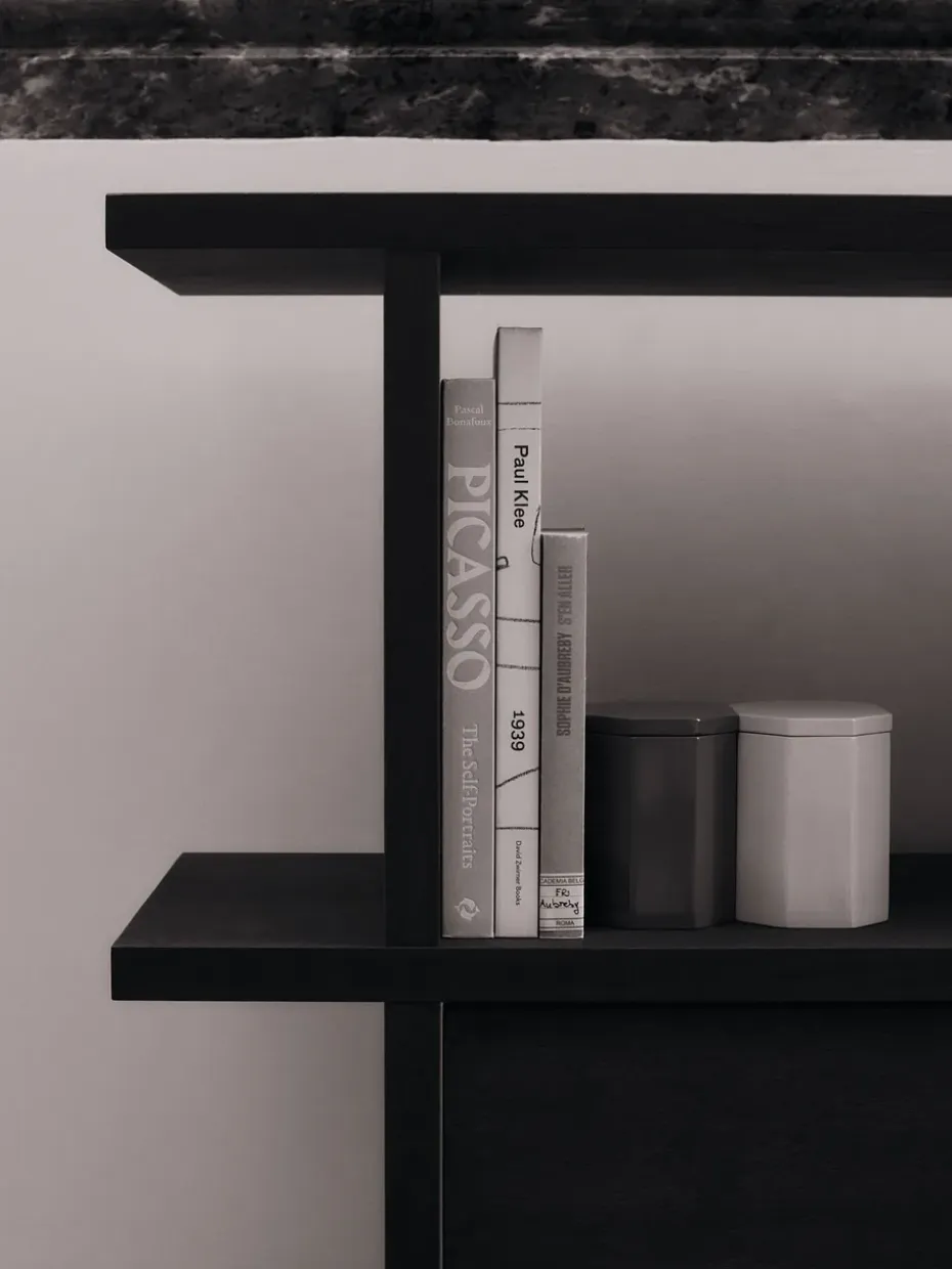 Módulo de estantería de armario Kona, Dark Stained