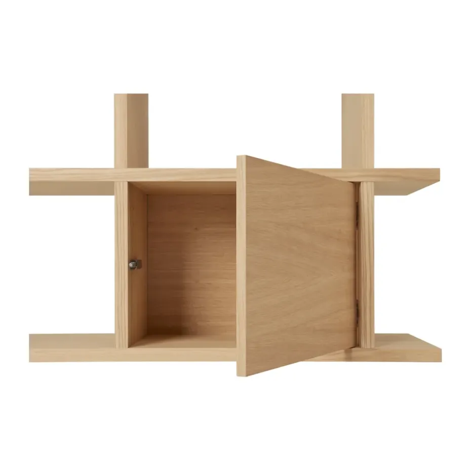 Módulo de estantería de armario Kona, Natural
