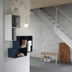 Módulo de estantería Mini Stacked small, gris claro