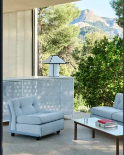 Módulo de sofá Amanta, Frost blue-naveli 723, 1 plaza/butaca