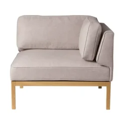 Módulo de sofá L37 7-9-13 esquina derecha 90 cm, Piedra-roble lacado