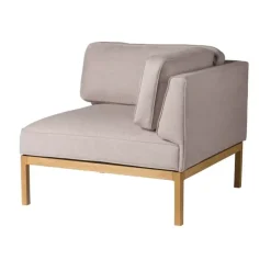 Módulo de sofá L37 7-9-13 esquina derecha 90 cm, Piedra-roble lacado