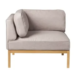 Módulo de sofá L37 7-9-13 esquina izquierda 90 cm , Piedra-roble lacado