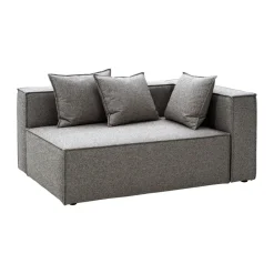 Módulo de sofá Muki, Smokey grey, terminación izquierda