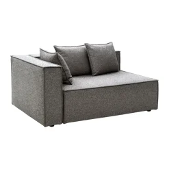 Módulo de sofá Muki, Smokey grey, terminación derecha
