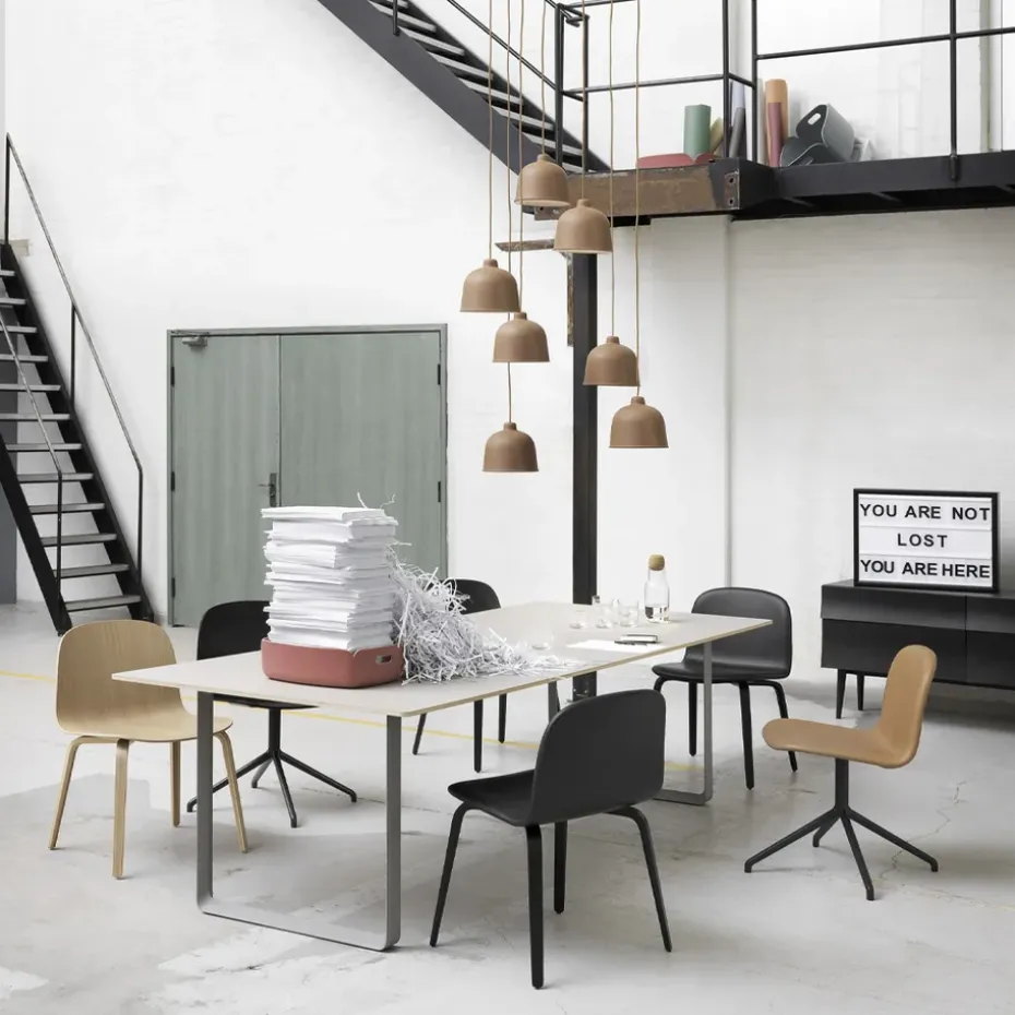 Mesa 70/70 255x108 cm, Sand laminate-Plywood-Sand