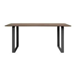 Mesa 70/70 170x85 cm, Solid humod oak-Black