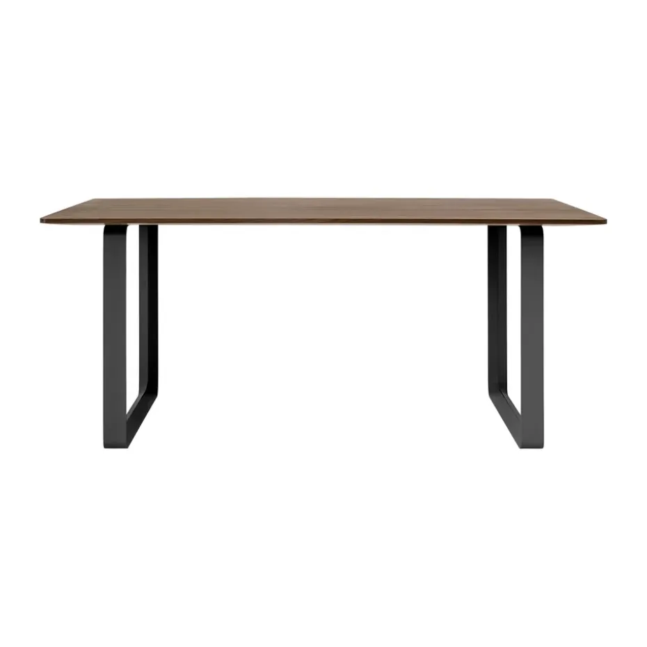 Mesa 70/70 170x85 cm, Solid humod oak-Black