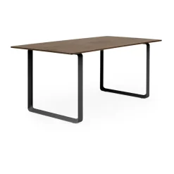 Mesa 70/70 170x85 cm, Solid humod oak-Black