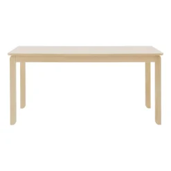 Mesa Alfred 90x160 cm, Roble pigmentado blanco