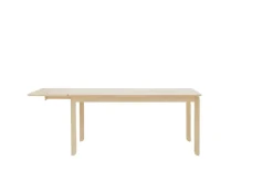 Mesa Alfred 90x160 cm, Roble pigmentado blanco