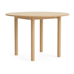 Mesa Annex Round, Roble lacado, Ø110 cm