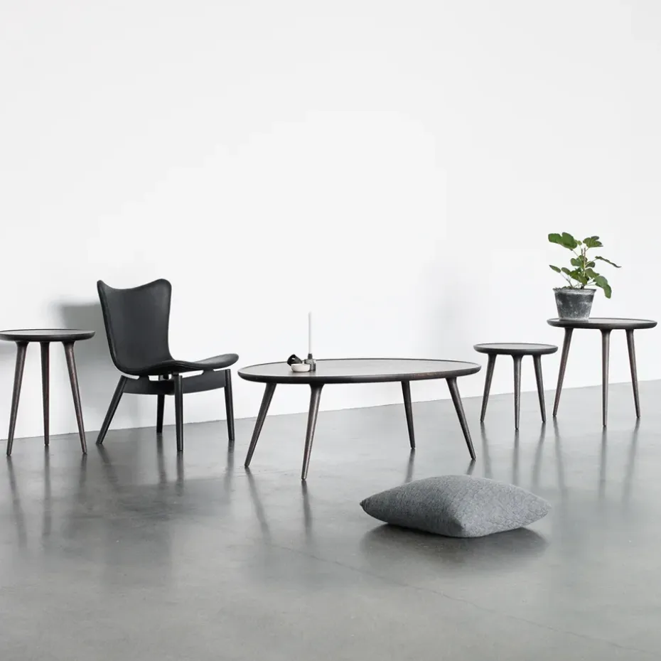 Mesa auxiliar Accent, roble sirka grey, small