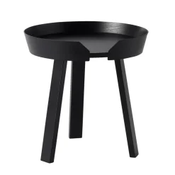 Mesa auxiliar Around, pequeña, negro
