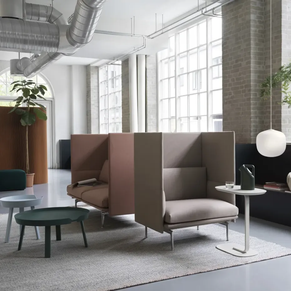 Mesa auxiliar Around, pequeña, Light blue