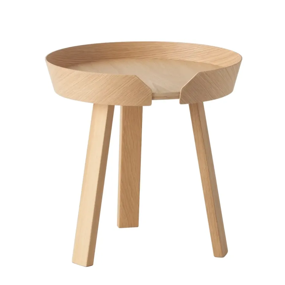 Mesa auxiliar Around, pequeña, Oak