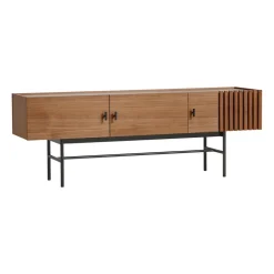 Mesa auxiliar Array baja, 150 cm, Nogal