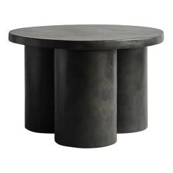 Mesa auxiliar Big Foot low Ø65 cm, coffee