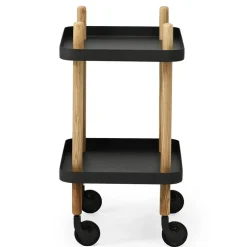 Mesa auxiliar Block, negro