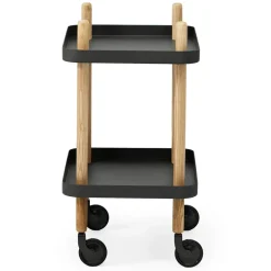 Mesa auxiliar Block, negro