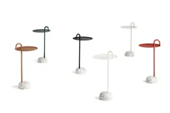 Mesa auxiliar Bowler, Beige-granite