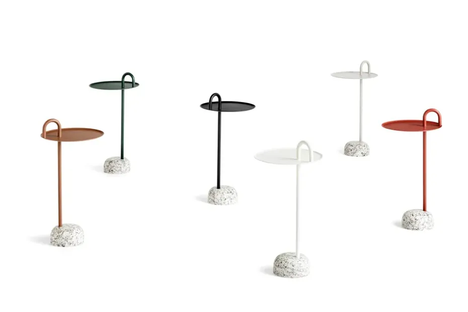 Mesa auxiliar Bowler, Pale brown-granite