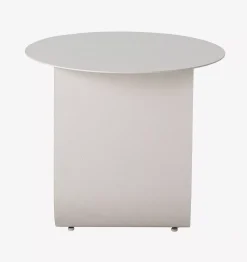 Mesa auxiliar Cher Ø43 cm, Gris