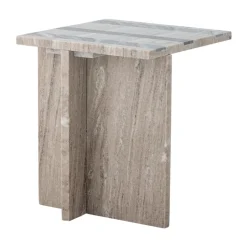 Mesa auxiliar Clea, Mármol marrón